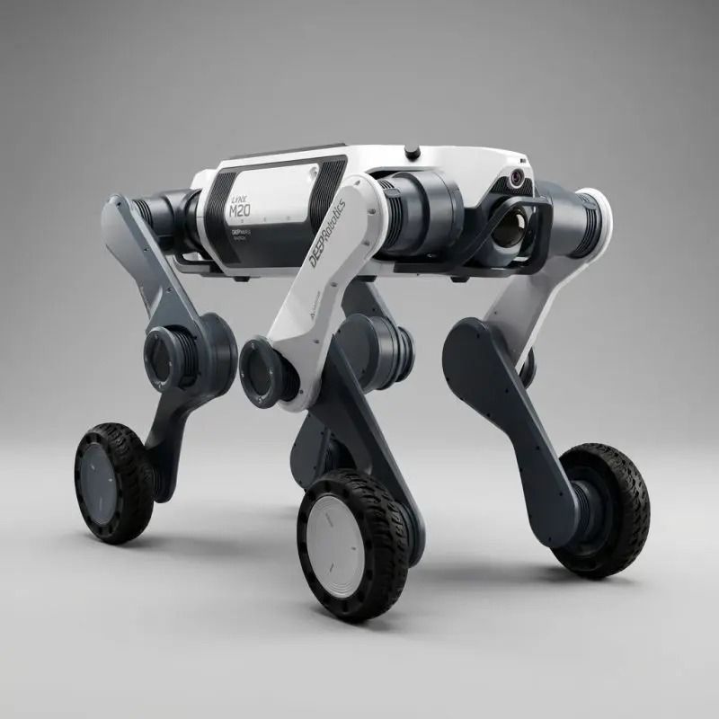 DEEP Robotics Lynx M20 quadruped, a natively supported robot dog that runs OLO