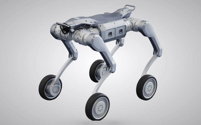 Unitree A2-W wheeled quadruped robot