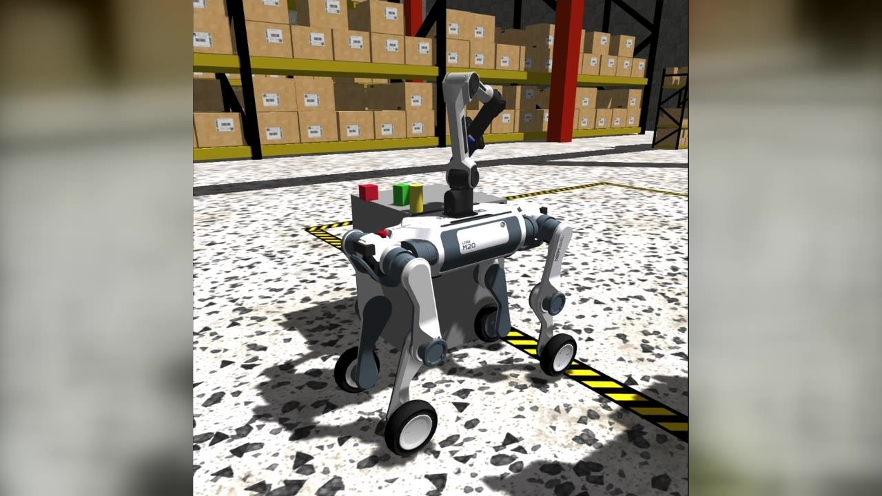 Mobile pick and place in a warehouse with an M20 and PiPER arm